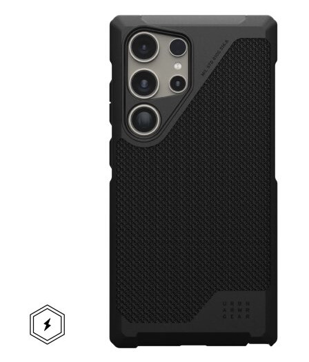 Urban Armour Gear Metropolis Lt, Deksel, Samsung, Galaxy S24 Ultra, 17,3 Cm (6,8"), Sort