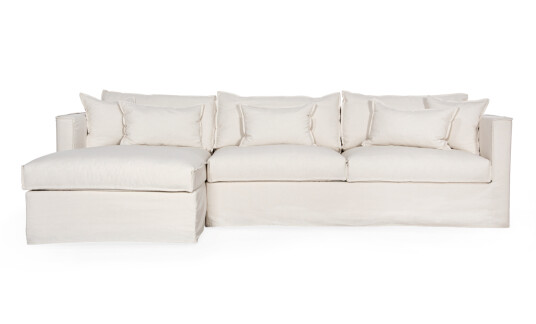 Soffadirekt MILFORD Sovesofa Divan Venstre Beige