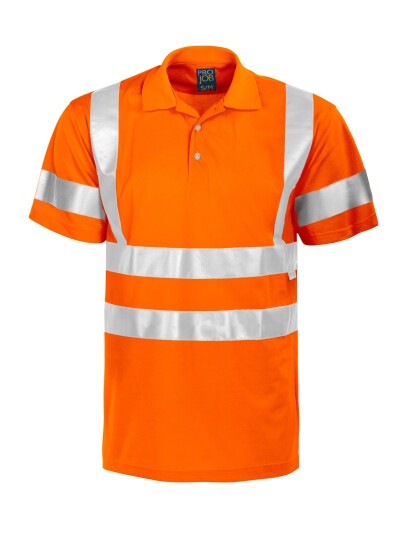 Projob 6011 Piké En Iso 20471 Kl 3 Orange S/M