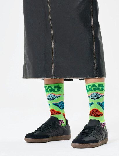 Happy Socks Star Wars™ Yoda Sock - Green - 41-46