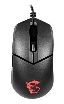 MSI Clutch GM11 Gaming - mouse - USB - Mus - Optisk - 6 - Svart
