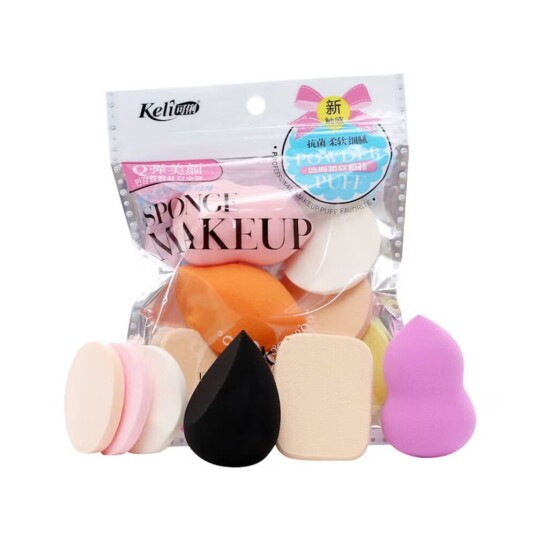 6-pack K-Beauty Korean Makeup Sponge Makeup Beauty Blender Powder Puff