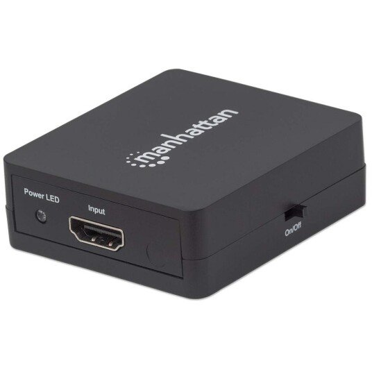 MANHATTAN MH Splitter, HDMI 1080p, 2 ports, USB Power, Black, Blister