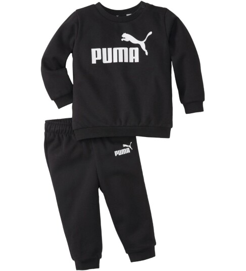 Puma Minicats Ess Crew Jogger Fl Cotton Black 74 Joggesett