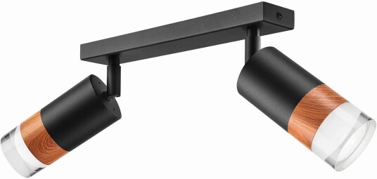 Envostar Fida downlight 2 lyskilder svart