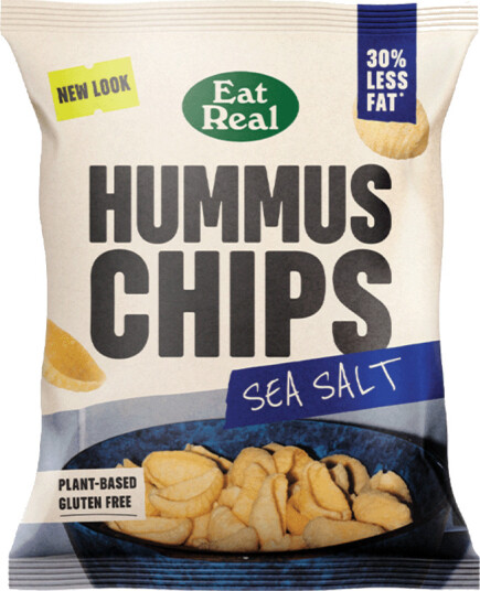 Eat Real hummuschips med salt 110 g Eat Real hummuschips med salt 110 g