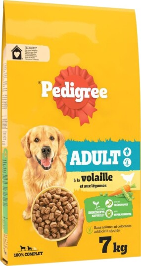 Pedigree Tørrfôr Adult Fjærkre & Grønnsaker 7 kg