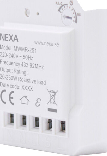 Nexa Wireless Dimmer MWMR-251 - 4509404 1600303-01-0 1553598 Nexa Wireless Dimmer MWMR-251 - 4509404 1600303-01-0 1553598