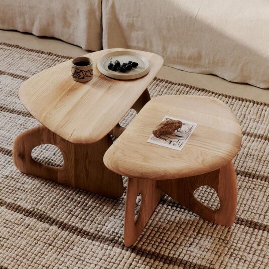 Ferm Living Oar salongbord  70   Natural Oak