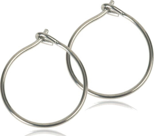 Blomdahl Natural Titanium Safety Ear Ring