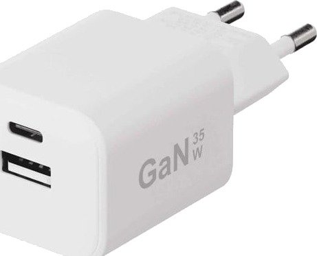 X2O 35W Dual Home Charger Set USB-C/A w. 1.2m cable GaN - White