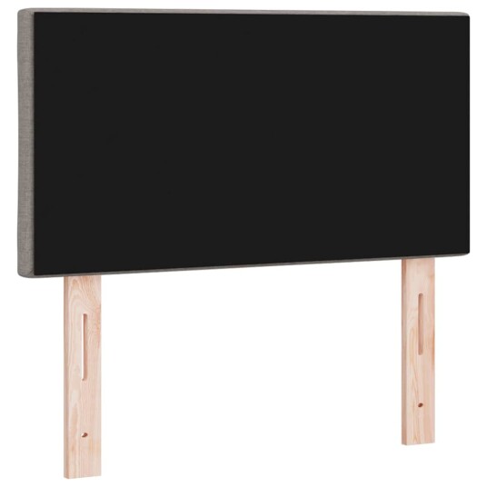 Sengegavl Diamantblokker Design Taupe 80 cm Stoff