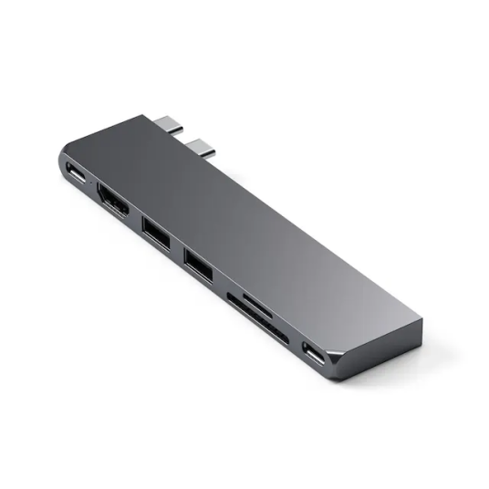 Satechi MacBook Air M2 Slim Pro Docking (space gray) Satechi MacBook Air M2 Slim Pro Docking (space gray)