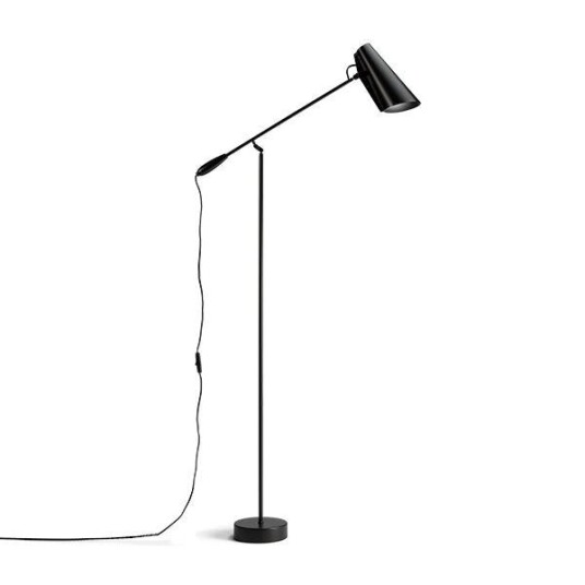 Birdy Gulvlampe Sort/Sort