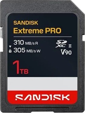 SANDISK Extreme PRO - flash memory card - 1 TB - SDXC UHS-II