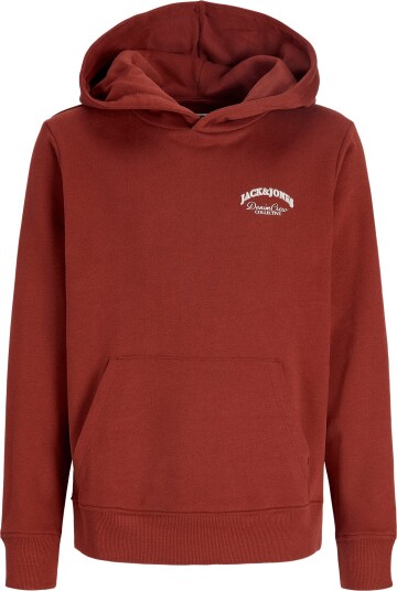 Jack & Jones Jjebrandes Backp Relaxed Sweat H Sn Jnr Burgundy 164