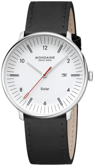 Mondaine Herreklokke MLE.41910.LBV Doppio Hvit/Lær Ø41 mm
