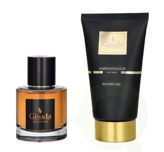 Gisada Ambassador Men Giftset 150 ml Eau De Parfum Spray 50 ml/ Showergel 100 ml