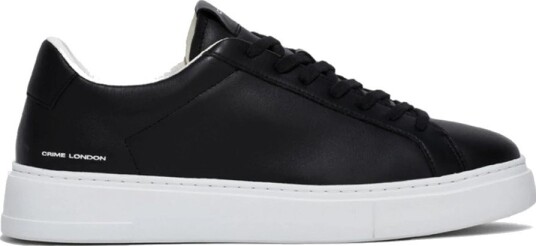 Crime London Herre Sko Svart 45 EU,