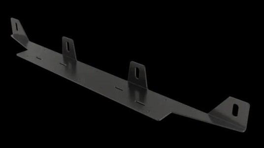 Skiltplate for 4 stk 9" lamper på rekke