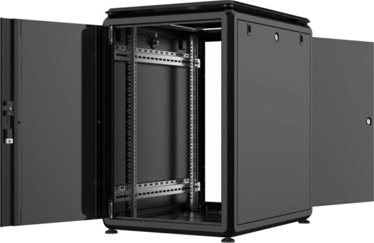 Lanview By Logon Rack Skap 600 X 800 Mm Data Line Free-Standing Svart Ral 9005 16U 19" Lanview By Logon Rack Skap 600 X 800 Mm Data Line Free-Standing Svart Ral 9005 16U 19"
