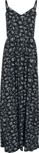 Gothicana by EMP   Goth Lang kjole   The Void Viscose Kjole   S til XXL   Damer   svart
