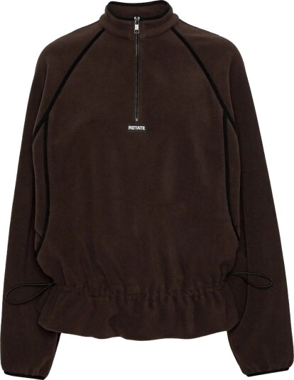 ROTATE Birger Christensen Fleece Half Zip Jacket MOLÉ XS