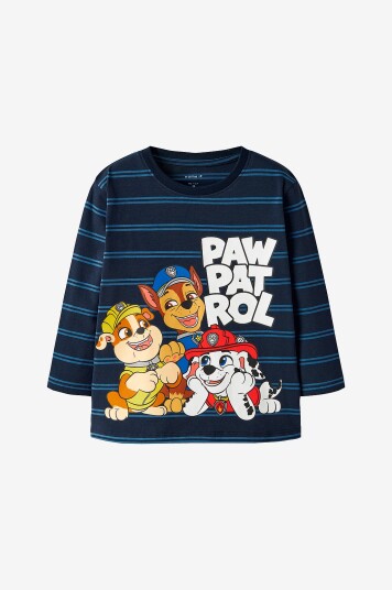Name it - T-skjorte nmmJoshue Paw LS - Blå Name it - T-skjorte nmmJoshue Paw LS - Blå