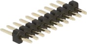 Delock Pin Header 10-Pin 1,27mm Pitch Sort 5-Pakning 66686