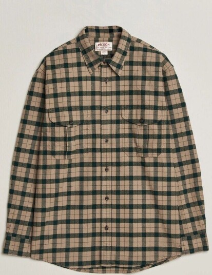 Filson Checked Alaskan Guide Shirt Oatmeal Filson Checked Alaskan Guide Shirt Oatmeal