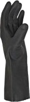 Handske Keep Safe Black Grip Str L Latex/Neopren Sort,10 Pk X 12 Par/Krt