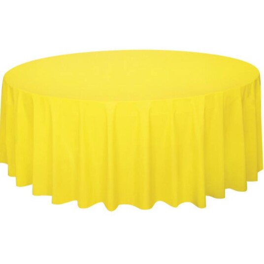 Rund Duk Neon Yellow Diameter 213cm 