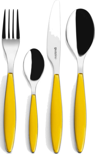 Guzzini Feeling bestikksett Amber 24 deler