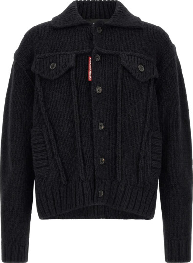Dsquared2 Herre Strikkevarer Svart M,