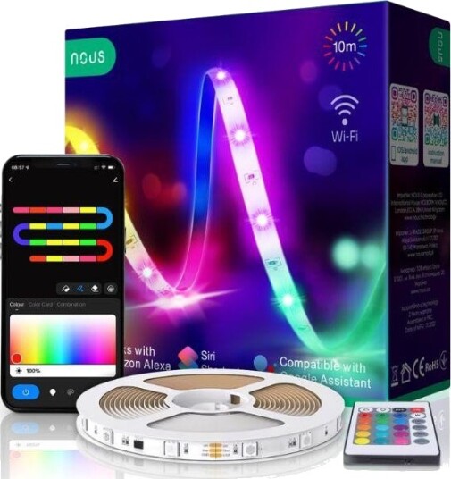 Nous F2 Smart LED-List WiFi RGB 10m