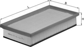 Luftfilter KNECHT LX 1027 Luftfilter KNECHT LX 1027