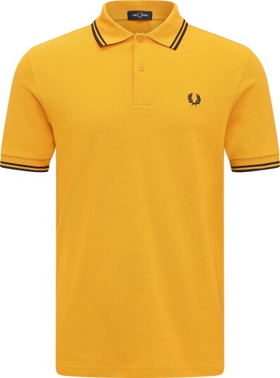 Fred Perry Twin Tipped Fp Shirt GLDN/RCHBR/RCHBR XL Fred Perry Twin Tipped Fp Shirt GLDN/RCHBR/RCHBR XL