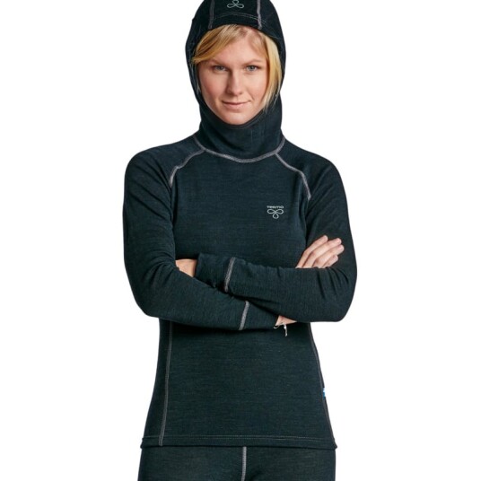 Termo Women's Wool Light Hoodie XS, Anthracite Melange