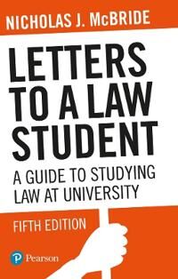 Letters To A Law Student Av Nicholas Mcbride