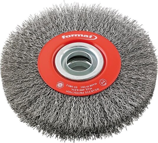 Format Cirkulärborste 100x20x20mm 0,30mm, Vågig, Stål Format Cirkulärborste 100x20x20mm 0,30mm, Vågig, Stål