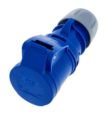 PCE 213-6 Shark 16A 3-pol Kontakt 230V Blå med IP44 PCE 213-6 Shark 16A 3-pol Kontakt 230V Blå med IP44