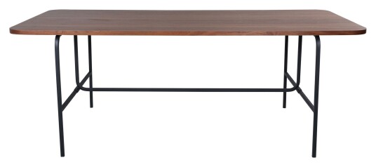 Venture Home Design Uno Spisebord, 200x90, Valnøtt/Sort 1683289-01-45 1673840-02-0 Venture Home Design Uno Spisebord, 200x90, Valnøtt/Sort 1683289-01-45 1673840-02-0