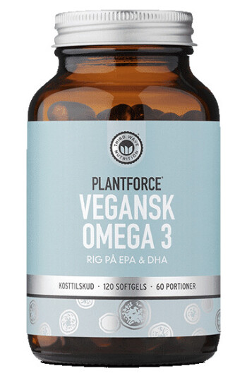 Plantforce Omega 3 120 Kapsler Plantforce Omega 3 120 Kapsler