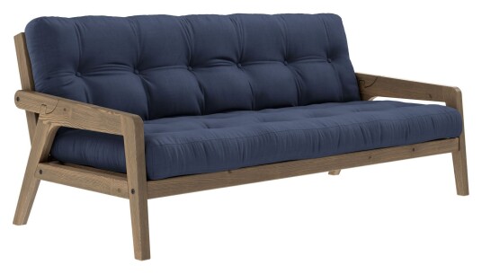 Karup Design Grab Sovesofa, Brunlakkert furu, Navy 1727941-07-0 1727941-18-0 Karup Design Grab Sovesofa, Brunlakkert furu, Navy 1727941-07-0 1727941-18-0
