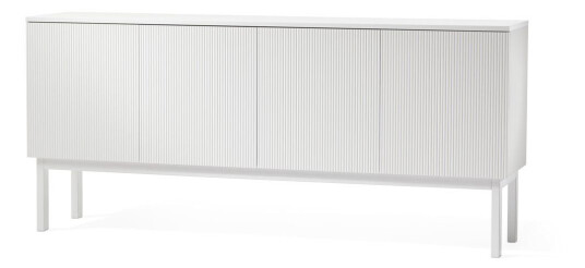 A2 Beam sideboard Hvitlakkert , hvitt stativ