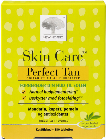 New Nordic Skin Care Perfect Tan 180 Tabletter New Nordic Skin Care Perfect Tan 180 Tabletter