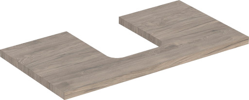 GEBERIT ONE bordplate 900x470x30mm utskjæring i midten for høy kompakt kum GEBERIT ONE bordplate 900x470x30mm utskjæring i midten for høy kompakt kum