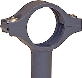 Rørbærer 10 Mm Mørkegrå. Let Model Pa6