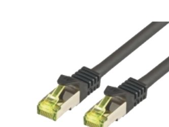 M-Cab Koblingskabel Rj-45 Hann Til Rj-45 Hann 15 M Sftp Pimf Cat 7 Halogenfri Svart