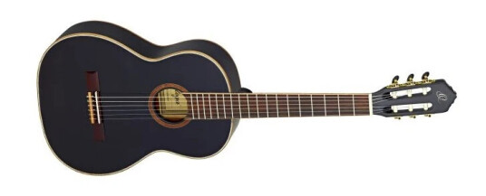 Ortega Guitars Ortega R221bk Klassisk Gitar 4/4 Gloss Svart